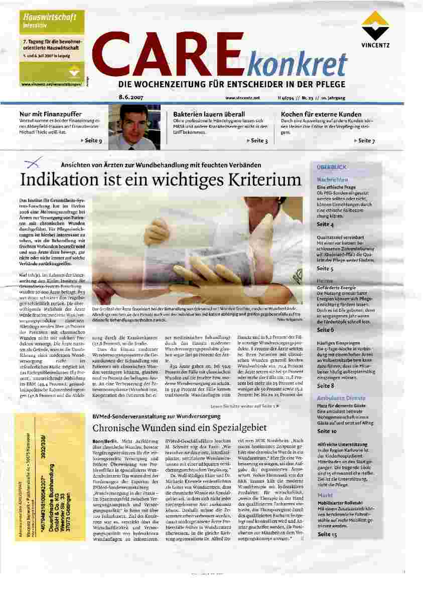 Vorschauseite 1: Indikation ist ein wichtiges Kriterium