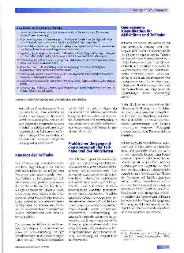 Vorschauseite 5: Die Internationale Klassifikation der Funktionsfähigkeit, Behinderung und Gesundheit (ICF) der Weltgesundheitsorganisation (WHO): Theorie, Nutzen, Anwendung