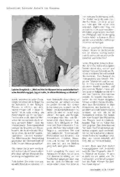 Vorschauseite 2: Exportartikel Soziale Arbeit