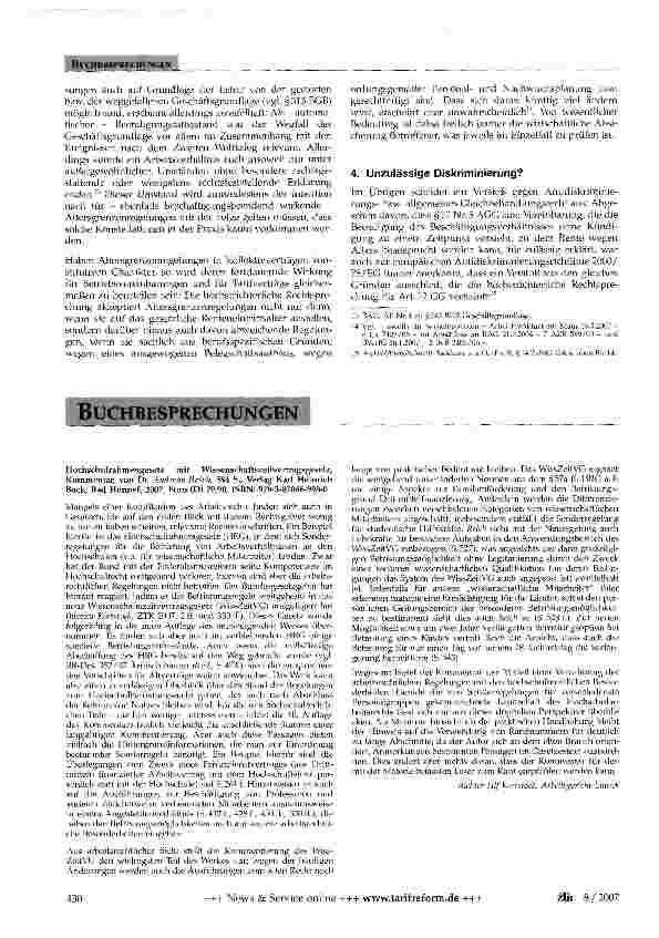 Vorschauseite 2: Denn Alter, Zeitpunkte, alles macht Verschiedenheit - Erhöhtes Renteneintrittsalter und Beendigungsklauseln