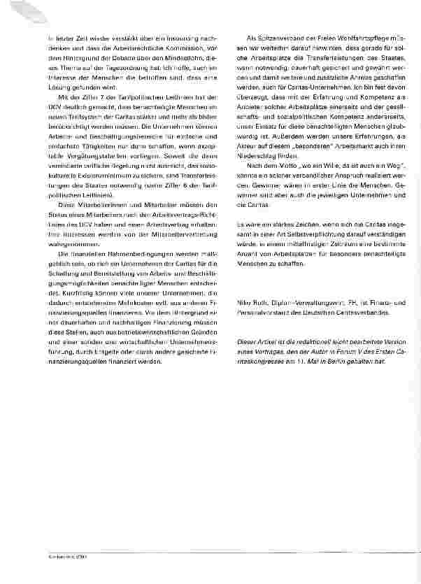 Vorschauseite 4: Caritas und Befähigung