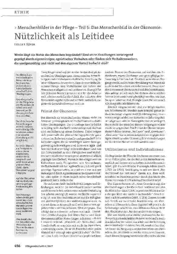 Vorschauseite 1: Nützlichkeit als Leitidee