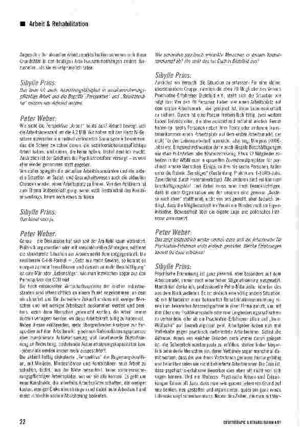 Vorschauseite 2: Arbeitsrehabilitation auf einem ständig schrumpfenden Arbeitsmarkt - hat das noch Sinn?