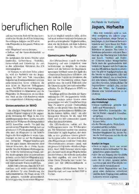 Vorschauseite 2: Für eine klare Definition der beruflichen Rolle
