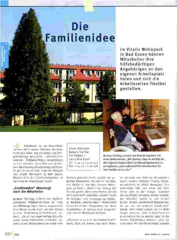 Vorschauseite 1: Die Familienidee