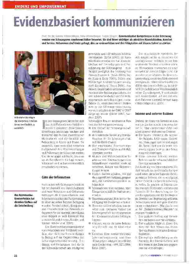 Vorschauseite 1: Evidenzbasiert kommunizieren