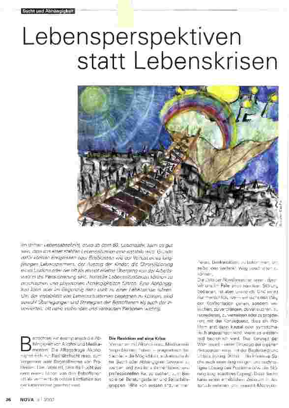Vorschauseite 1: Lebensperspektiven statt Lebenskrisen