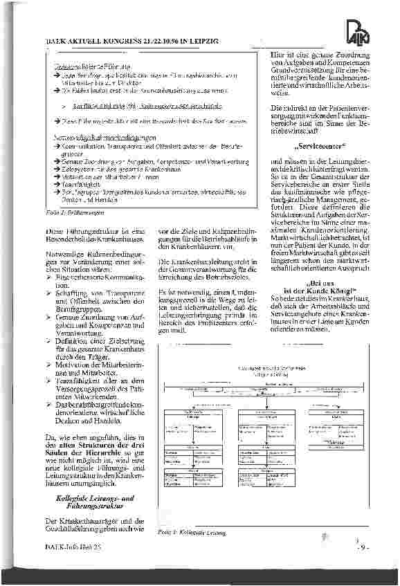 Vorschauseite 2: Stellung des Pflegemanagements zwischen Markt und Politik - aus Sicht der Krankenhausträger -