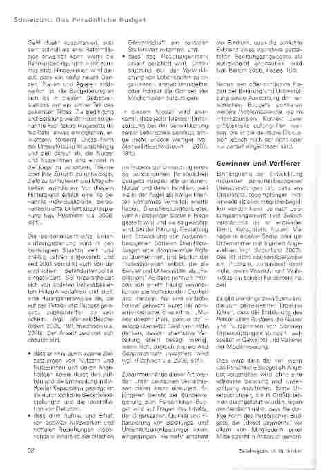 Vorschauseite 4: Das Persönliche Budget