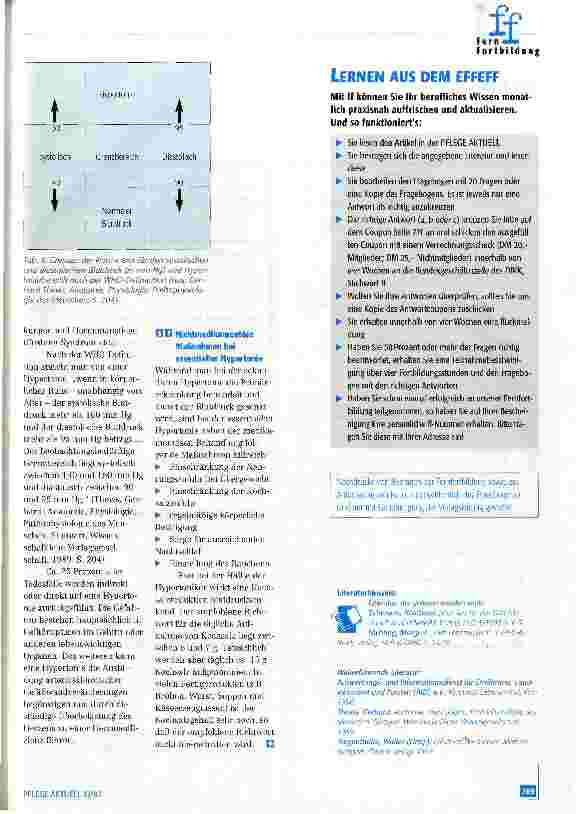 Vorschauseite 4: Diätetische Aspekte bei Hyperliopoproteinämien und Hypertonie