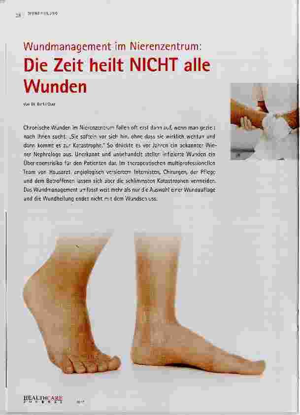 Vorschauseite 1: Die Zeit heilt NICHT alle Wunden