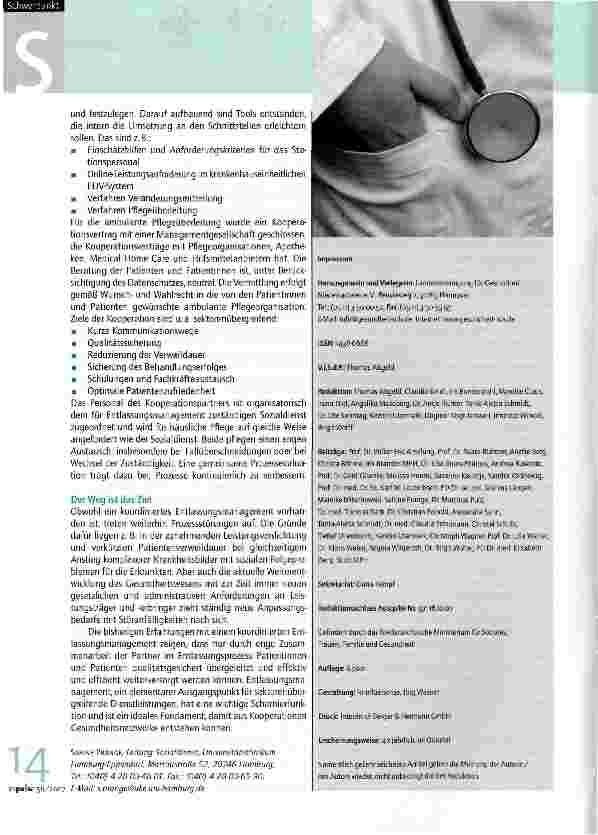 Vorschauseite 2: Koordiniertes Entlassungsmanagement