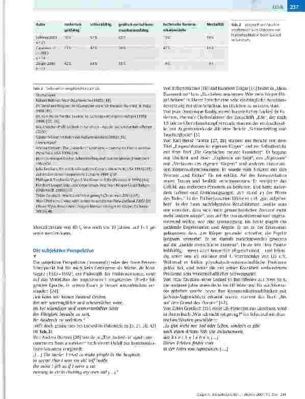 Vorschauseite 4: Die Befreiung der Eingeschlossenen - Frührehabilitative und ethische Herausforderungen im Umgang mit der subjektiven Lebenswirklichkeit von Menschen im Locked-in-Syndrom