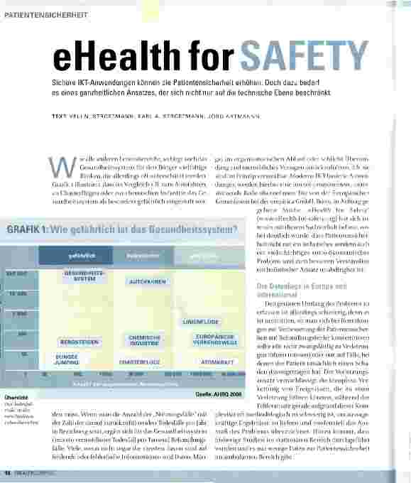 Vorschauseite 1: eHealth for SAFETY