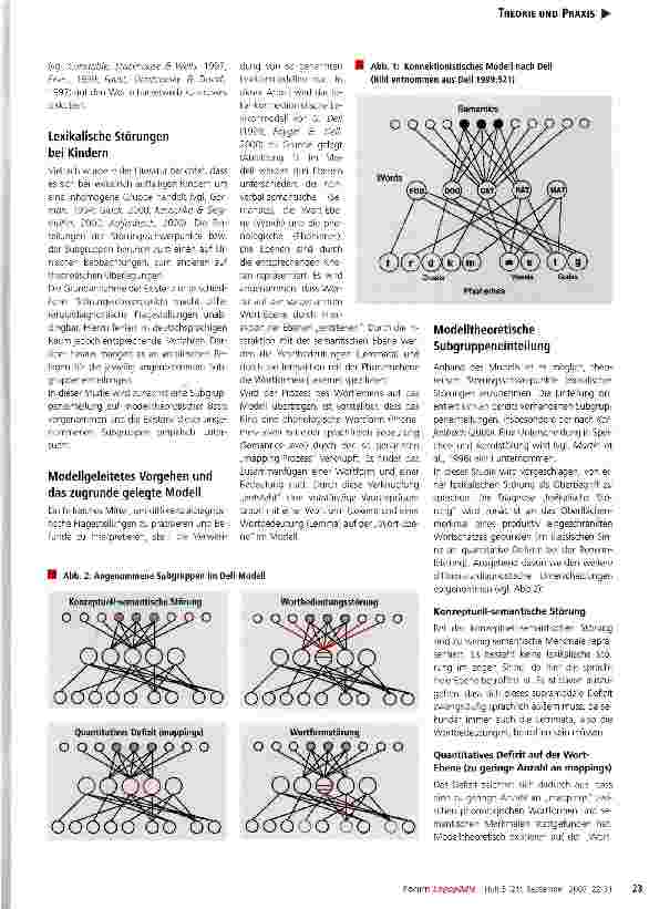 Vorschauseite 2: Modellgeleitete Diagnostik bei lexikalischen Spracherwerbsstörungen