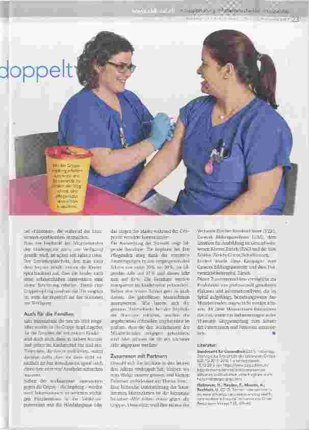 Vorschauseite 2: Impfrate im Pflegedienst verdoppelt