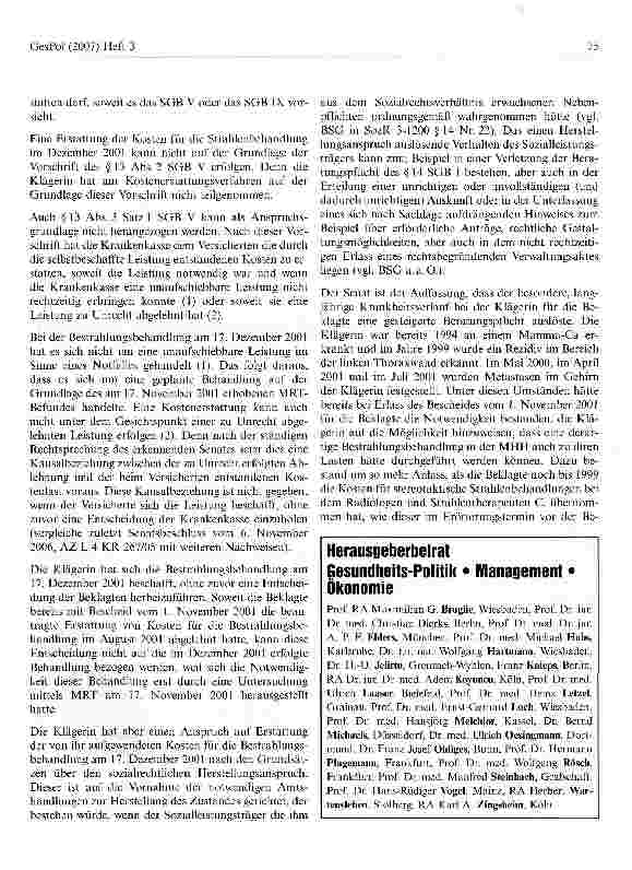 Vorschauseite 3: Beratungspflicht der Krankenkasse