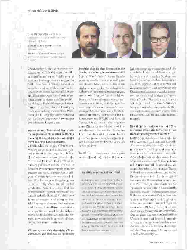 Vorschauseite 2: Wenn Nerds auf Gesundheit programmiert sind
