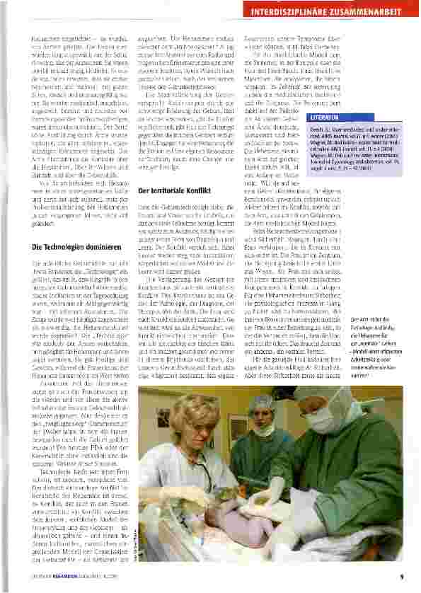 Vorschauseite 2: Arzt und Hebamme, ein alter Konflikt