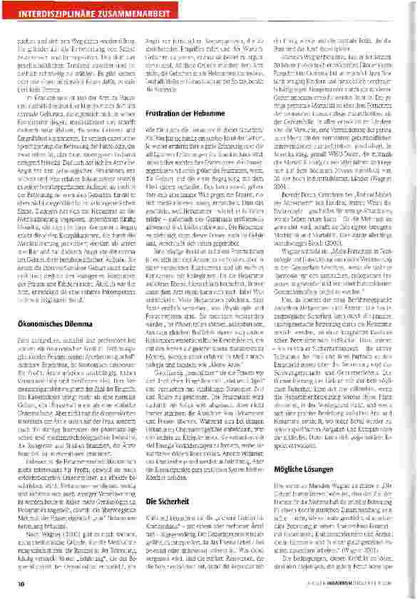 Vorschauseite 3: Arzt und Hebamme, ein alter Konflikt