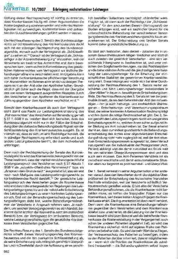 Vorschauseite 5: Erbringung nachstationärer Leistungen für Krankenhäuser gemäß § 115 a SGB V durch niedergelassene Vertragsärzte