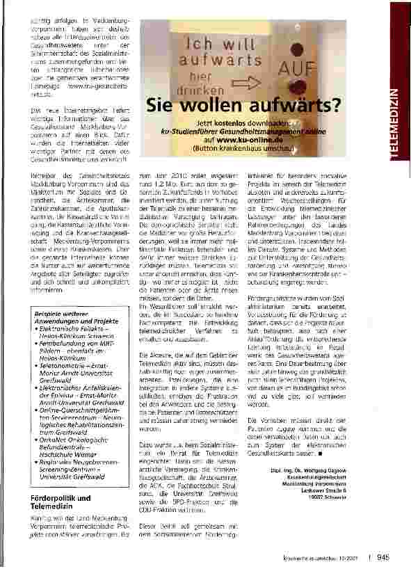 Vorschauseite 4: und nur die Daten reisen