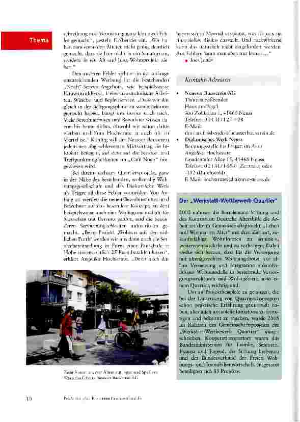 Vorschauseite 5: Quartiers projekte