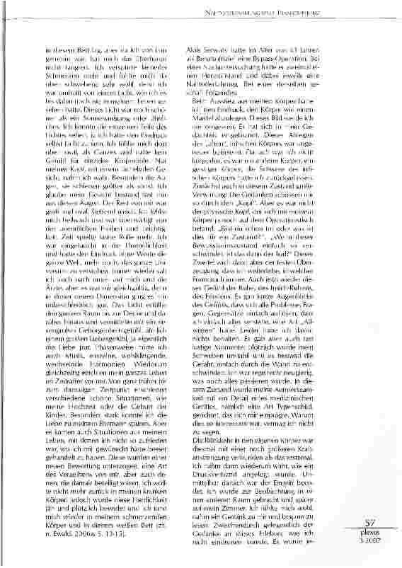 Vorschauseite 3: Nahtoderfahrung mit Transdifferenz