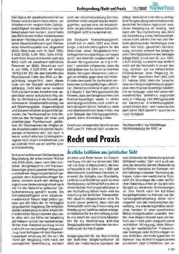 Vorschauseite 3: Rechtsprechung