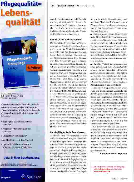 Vorschauseite 2: Bachelor of Nursing: Examen bestanden