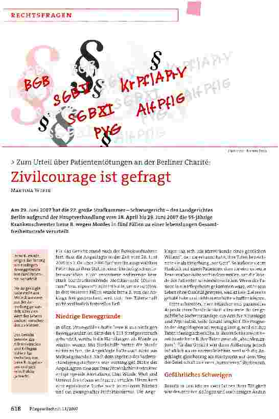 Vorschauseite 1: Zivilcourage ist gefragt