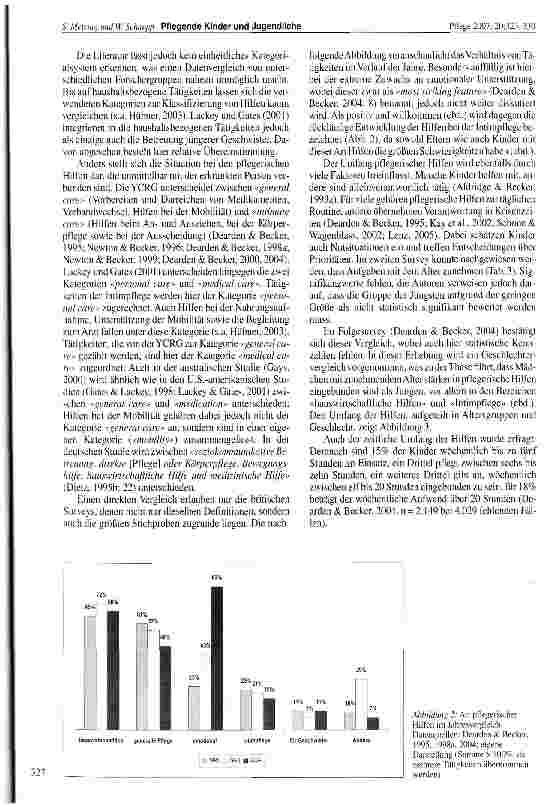 Vorschauseite 5: Kinder und Jugendliche als pflegende Angehörige: Wer sie sind und was sie leisten. Eine internationale Literaturstudie (1990-2006)