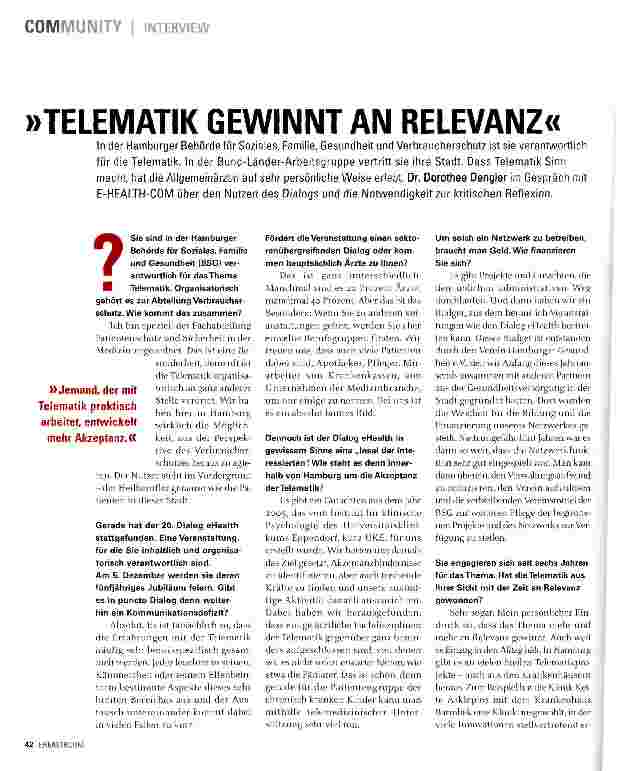 Vorschauseite 1: TELEMATIK GEWINNT AN RELEVANZ