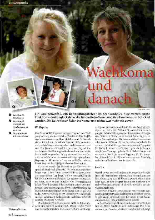 Vorschauseite 1: Wachkoma und danach