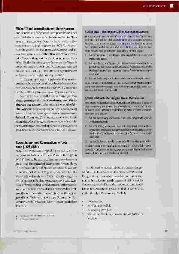Vorschauseite 2: Die Zusammenarbeit zwischen Krankenhäusern, niedergelassenen Ärzten und sonstigen Leistungserbringern