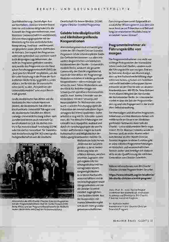 Vorschauseite 3: Schluss mit „Feierabendforschung“