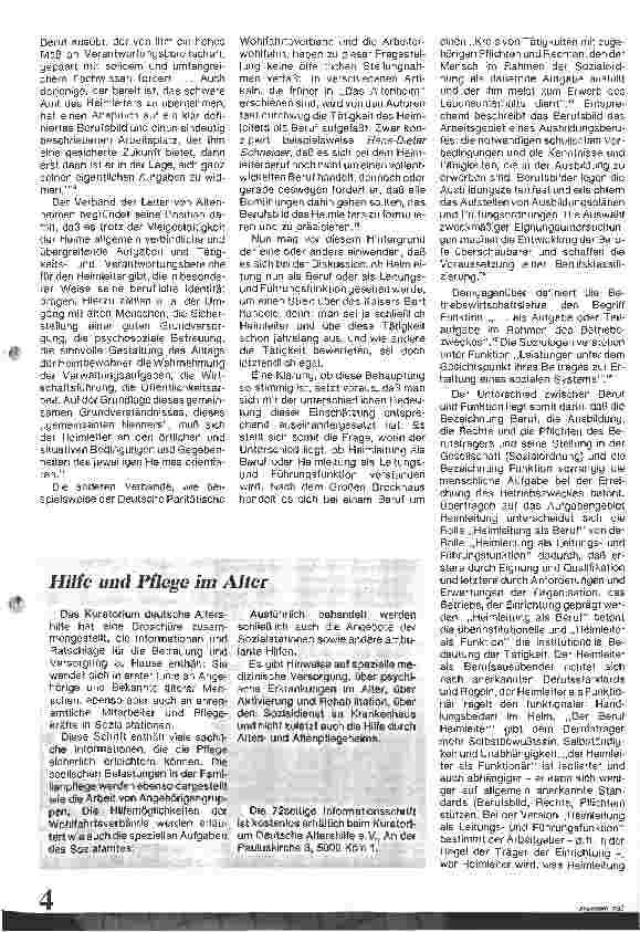 Vorschauseite 2: Heimleiter: Beruf oder Funktion(är)