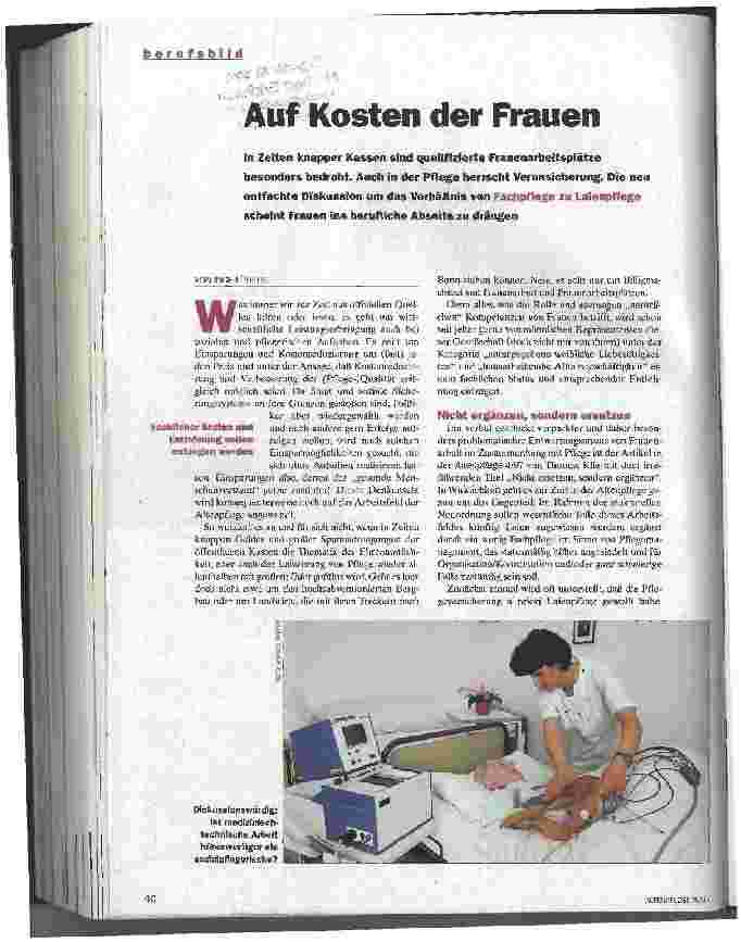 Vorschauseite 1: Auf Kosten der Frauen