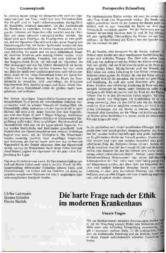 Vorschauseite 1: Die harte Frage nach der Ethik im modernen Krankenhaus