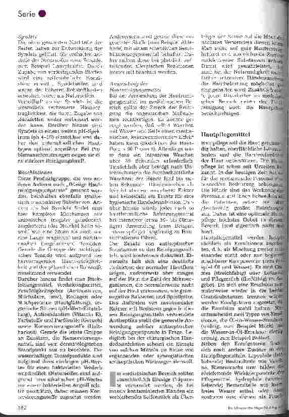 Vorschauseite 5: Schutzhandschuhe aus Latex 5. Folge (Schluß): Alternative Handschuhmaterialien und der Aspekt des Hautschutzes