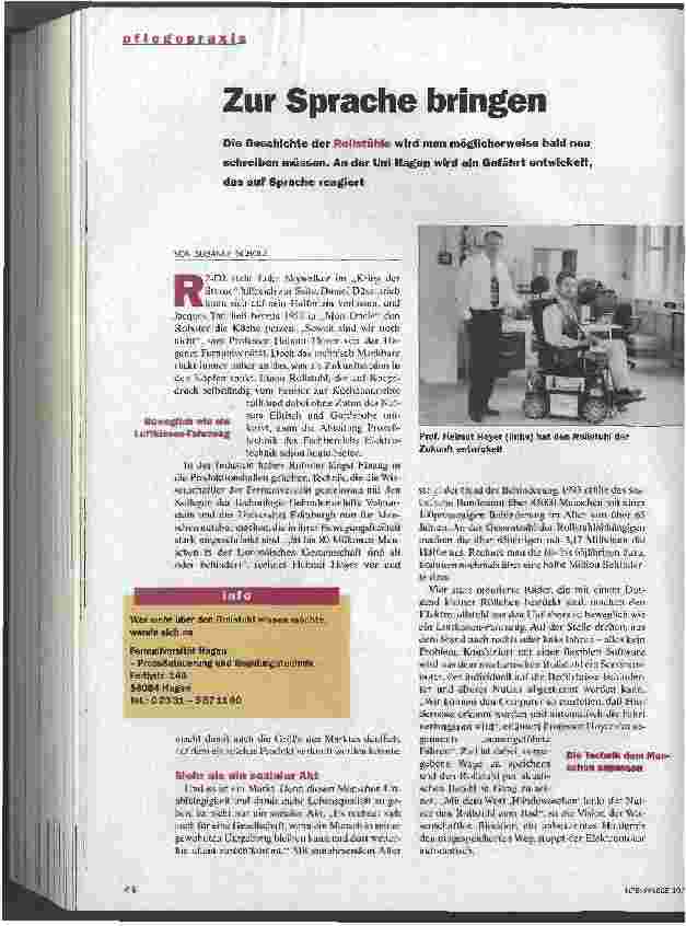 Vorschauseite 1: Zur Sprache bringen