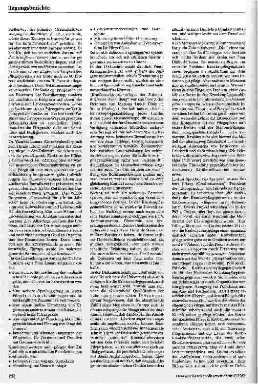 Vorschauseite 2: Wandel im Gesundheitswesen und in der Krankenpflegeausbildung für das 21. Jahrhundert.