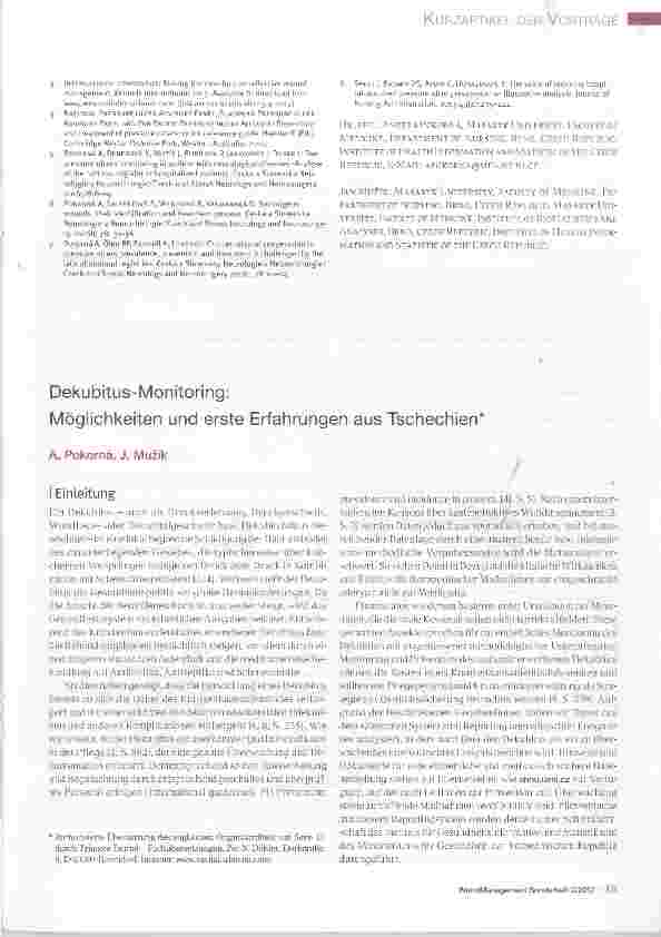 Vorschauseite 3: Erst Dekubitus und am Ende kommt der Richter