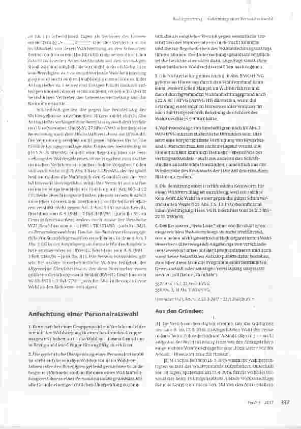 Vorschauseite 4: Zum Personalvertretungsrecht
