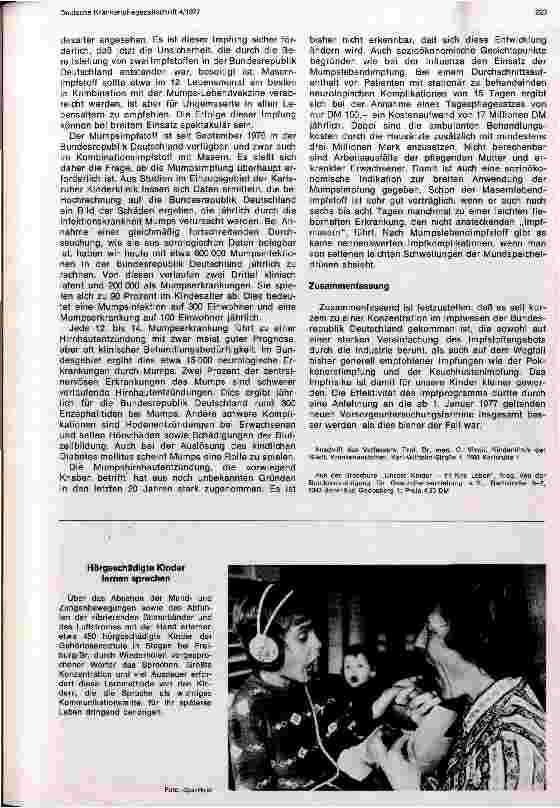 Vorschauseite 3: Konzentration im Impfwesen heute