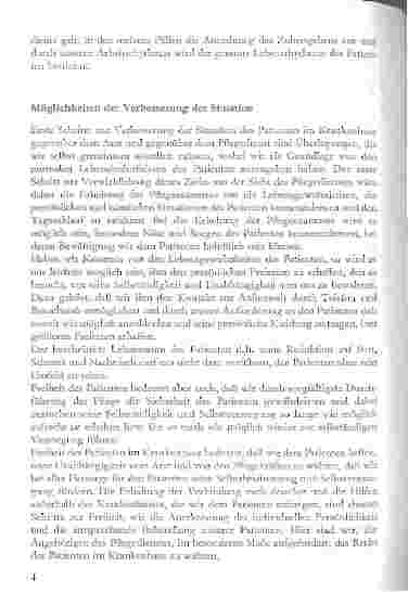 Vorschauseite 4: Die Freiheit des Patienten im Krankenhaus - aus der Sicht des Pflegedienstes - 3. Abschnitt