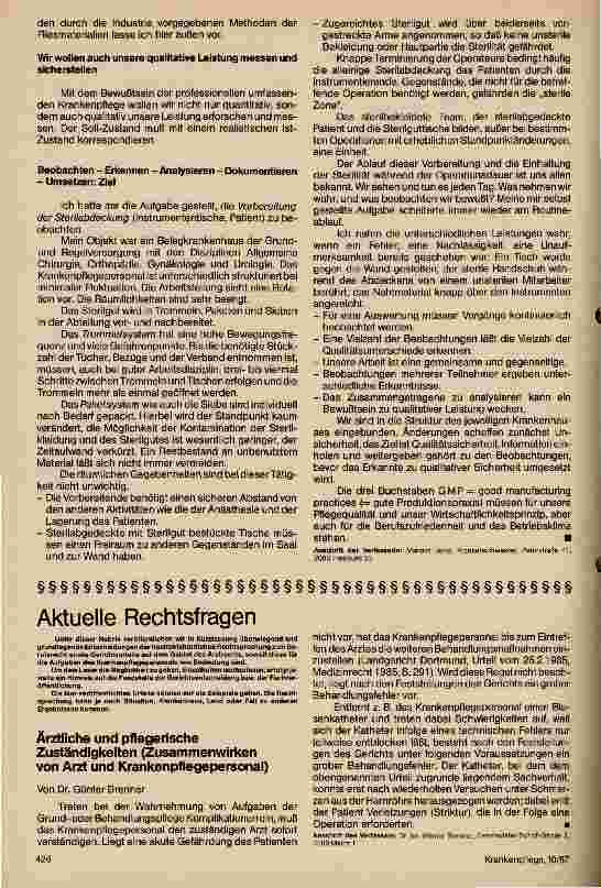 Vorschauseite 2: Bewußte Beobachtung mit dem Ziel der Qualitätssicherung