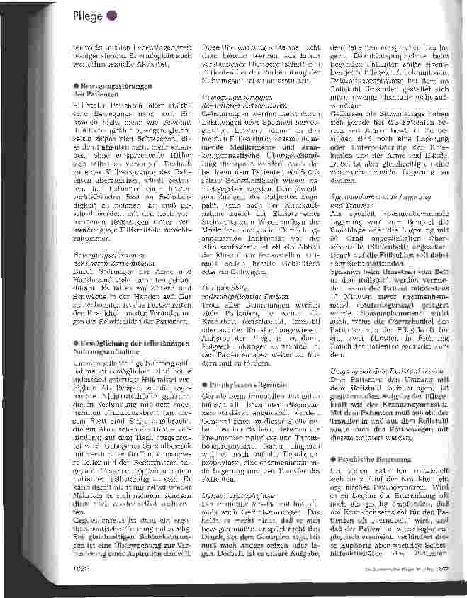 Vorschauseite 4: Pflege eines Patienten mit Multipler Sklerose