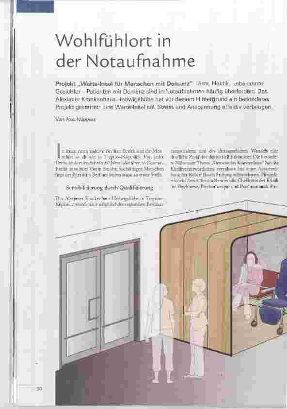 Vorschauseite 1: Wohlfühlort in der Notaufnahme