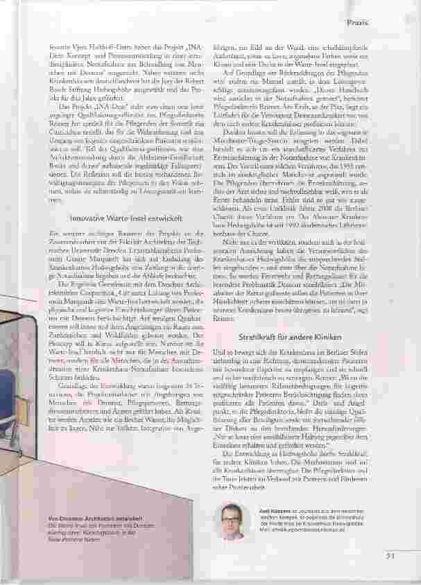 Vorschauseite 2: Wohlfühlort in der Notaufnahme